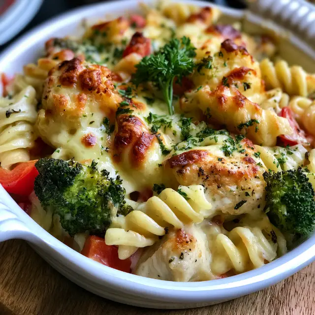 Creamy Chicken Pasta Bake