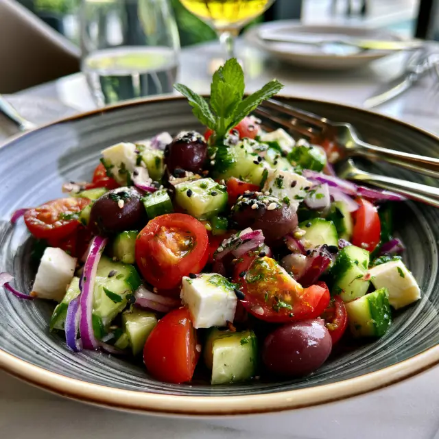 Fresh Greek-Style Salad