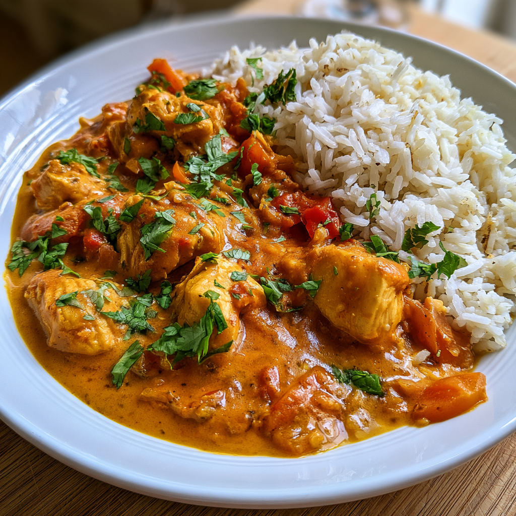 Weeknight Chicken Curry and Rice