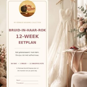 My Kombuis Afrikaanse 12-week bruid eetplan voorblad