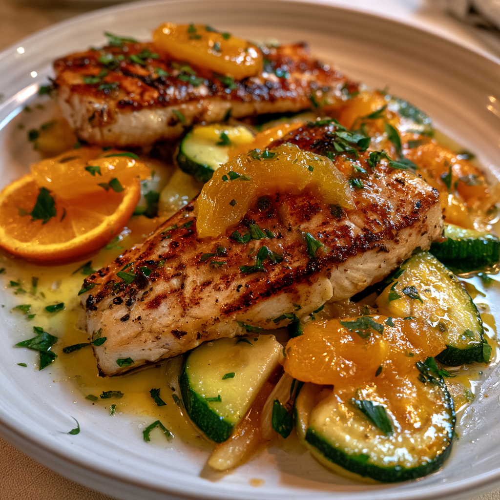 Air-Fryer Snoek with Apricot Glaze
