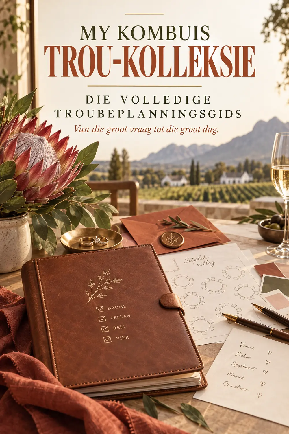 My Kombuis Afrikaanse troubeplanningsgids omslag