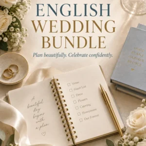 My Kombuis English wedding collection bundle cover